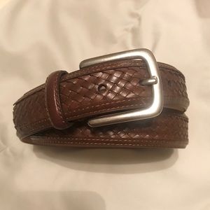 NWT Tommy Bahama Braided Leather Belt